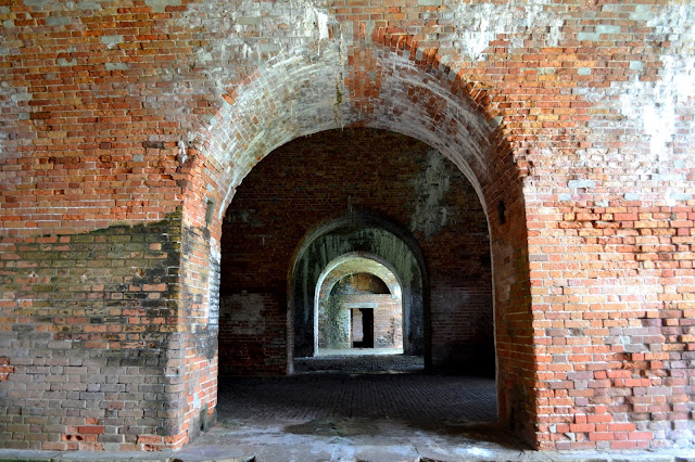 Fort Morgan- Arches on the inside