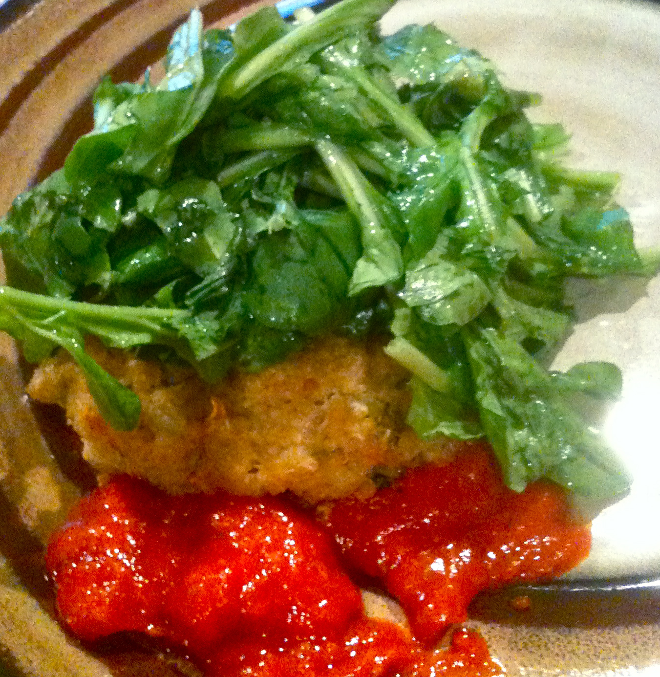  Country Sicilian Quinoa Cakes with Roasted Red Pepper Sauce and