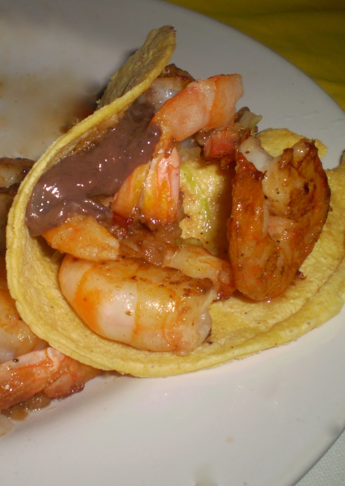 Sazón del corazón Tacos de camarón al ajillo