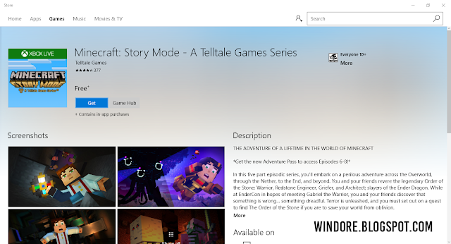 Dapatkan Minecraft Story Mode Gratis di Windows Sekarang !