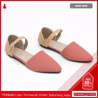 JUAL DFAN90110F34 SEPATU N SANDAL FRx034 WANITA 01 FLATSHOES TERBARU BMGShop