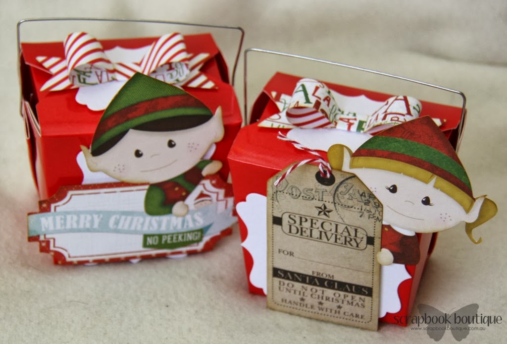 Scrapparazzi Christmas Noodle Box Tutorial