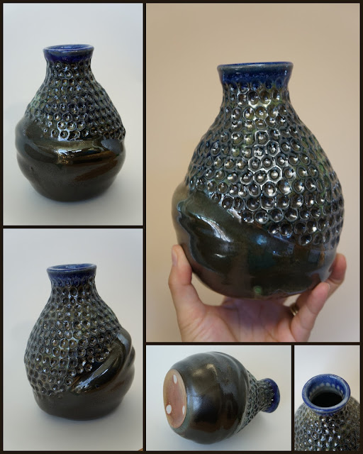 Soda fired pottery by Lily L.