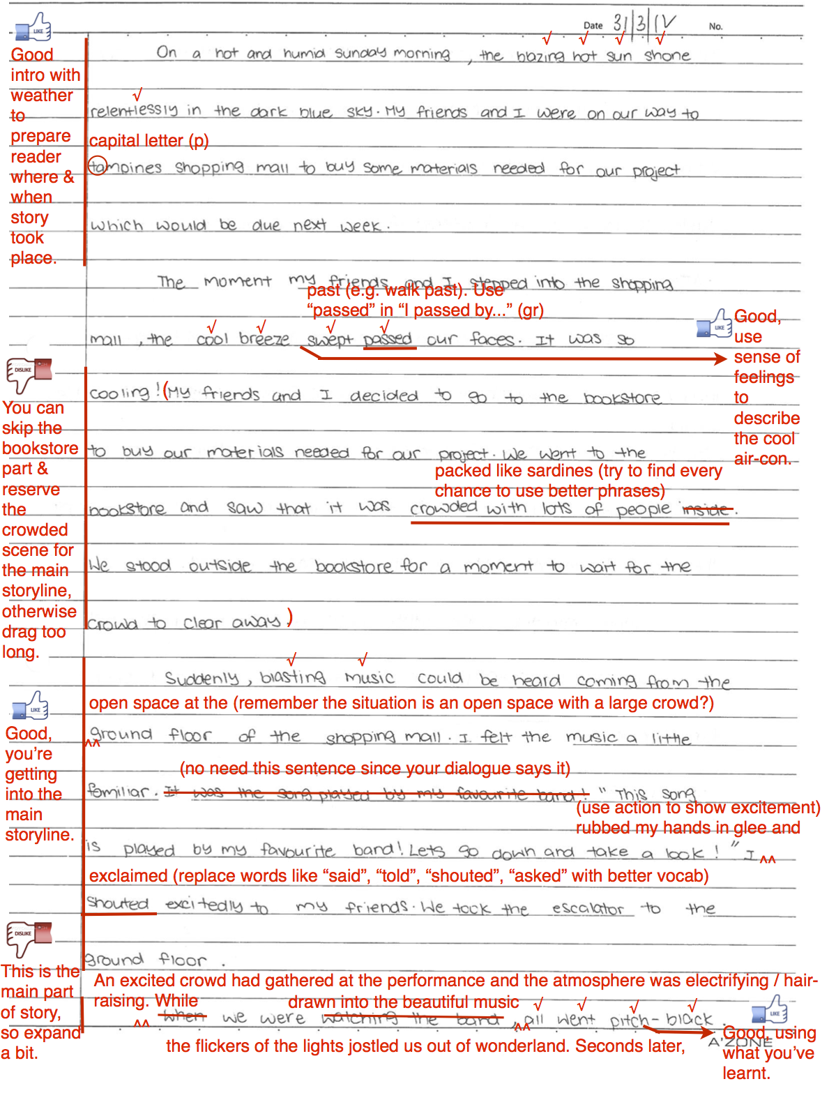 Creative writing essays picture