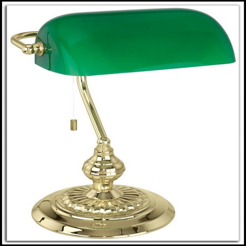 Old Fashioned Green Desk Lamp What Is It?