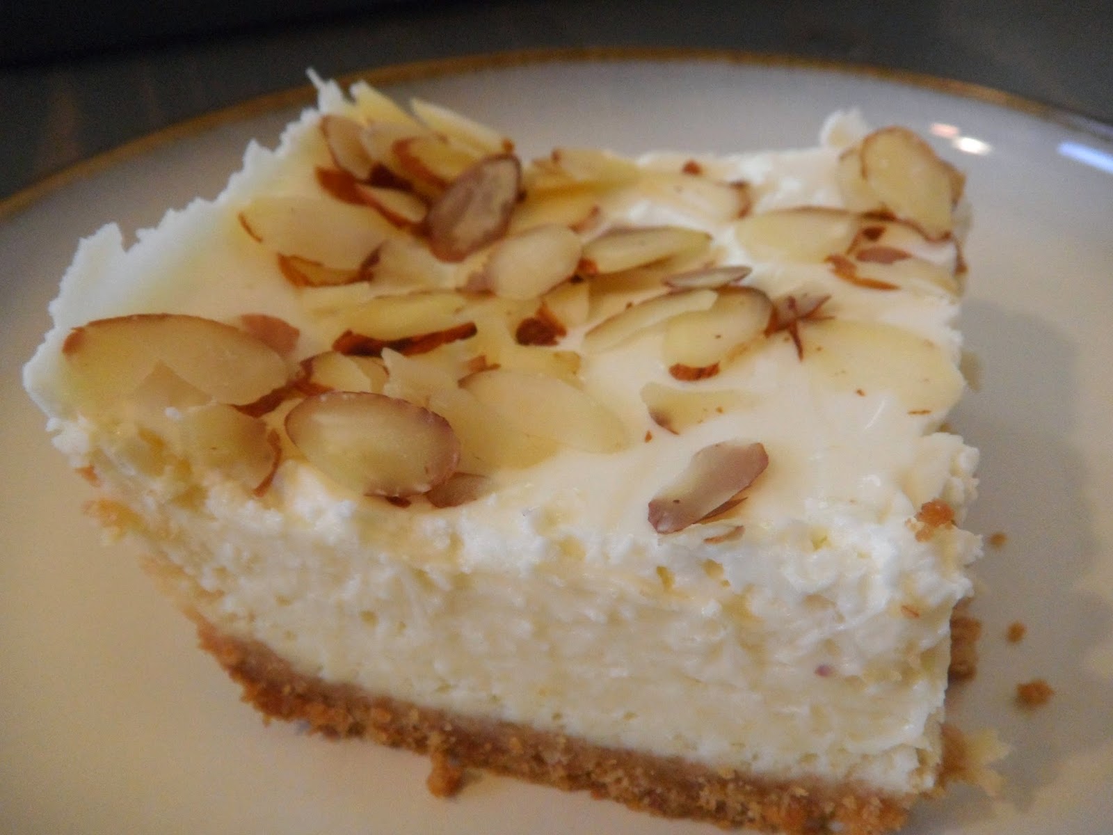 Devour White Chocolate Amaretto Cheesecake