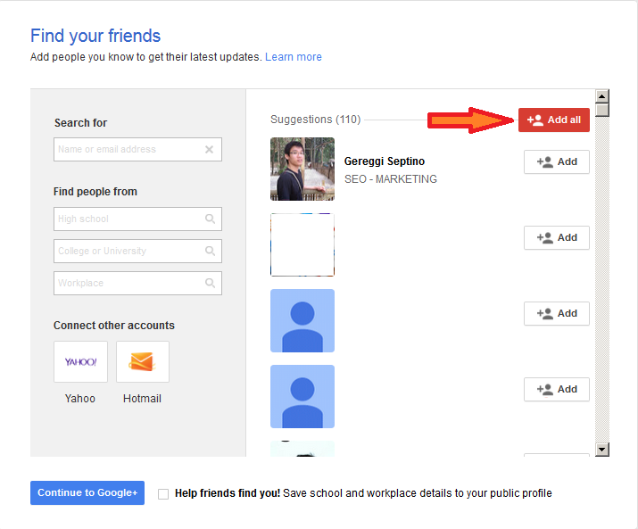 SEO Gereggi Google Plus Tips