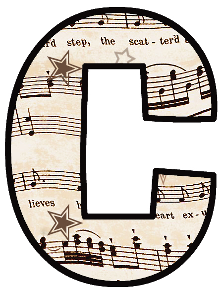 clip art alphabet music - photo #9