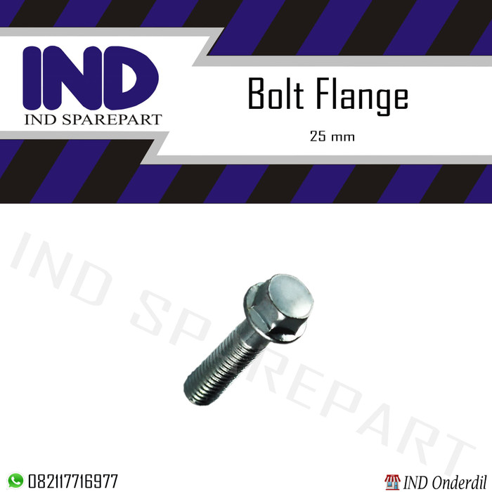 Baut-Baud-Bolt Flange-Topi M6X25-6X25 K8-Kunci 8 Diminati Banget