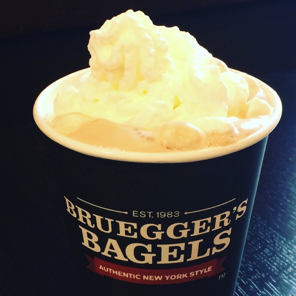 A GEEK DADDY BRUEGGER'S BAGELS HAS A NEW LOOK