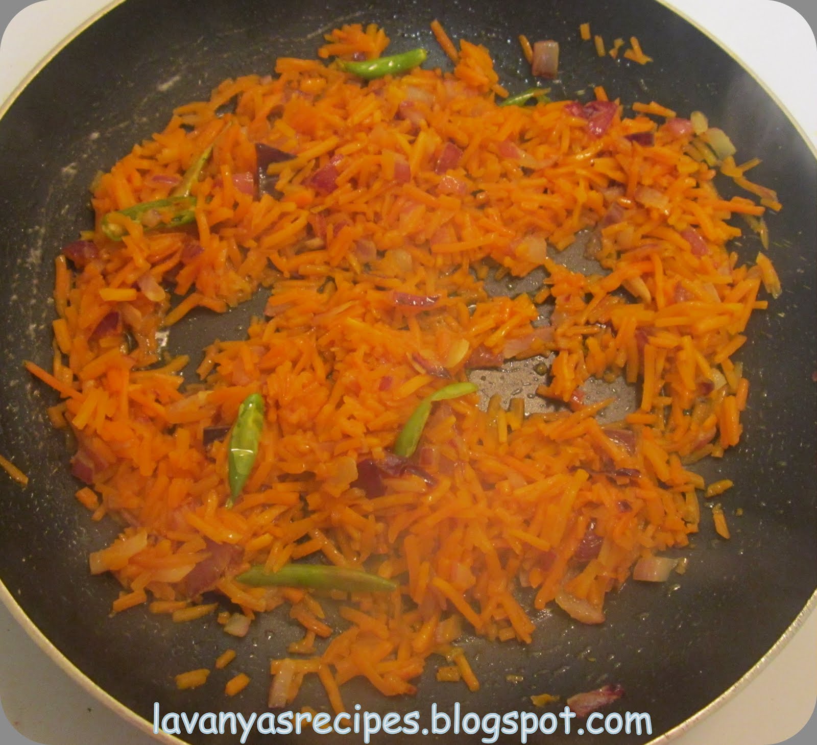 Grated Carrot & Egg Stir Fry Diva Likes