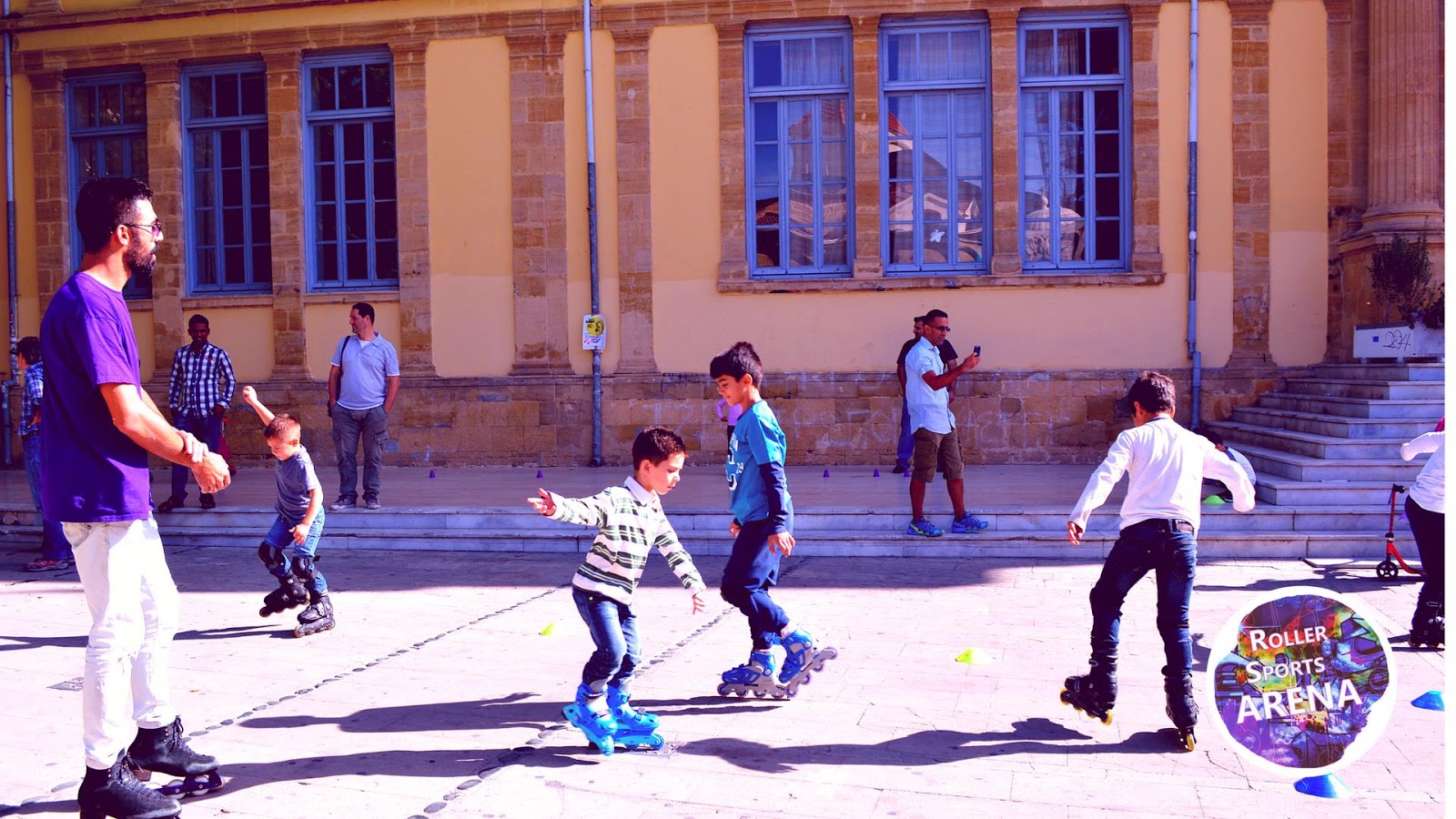 Kids have Fun in Cyprus Roller Sports Arena Cyprus Sport for everybody!