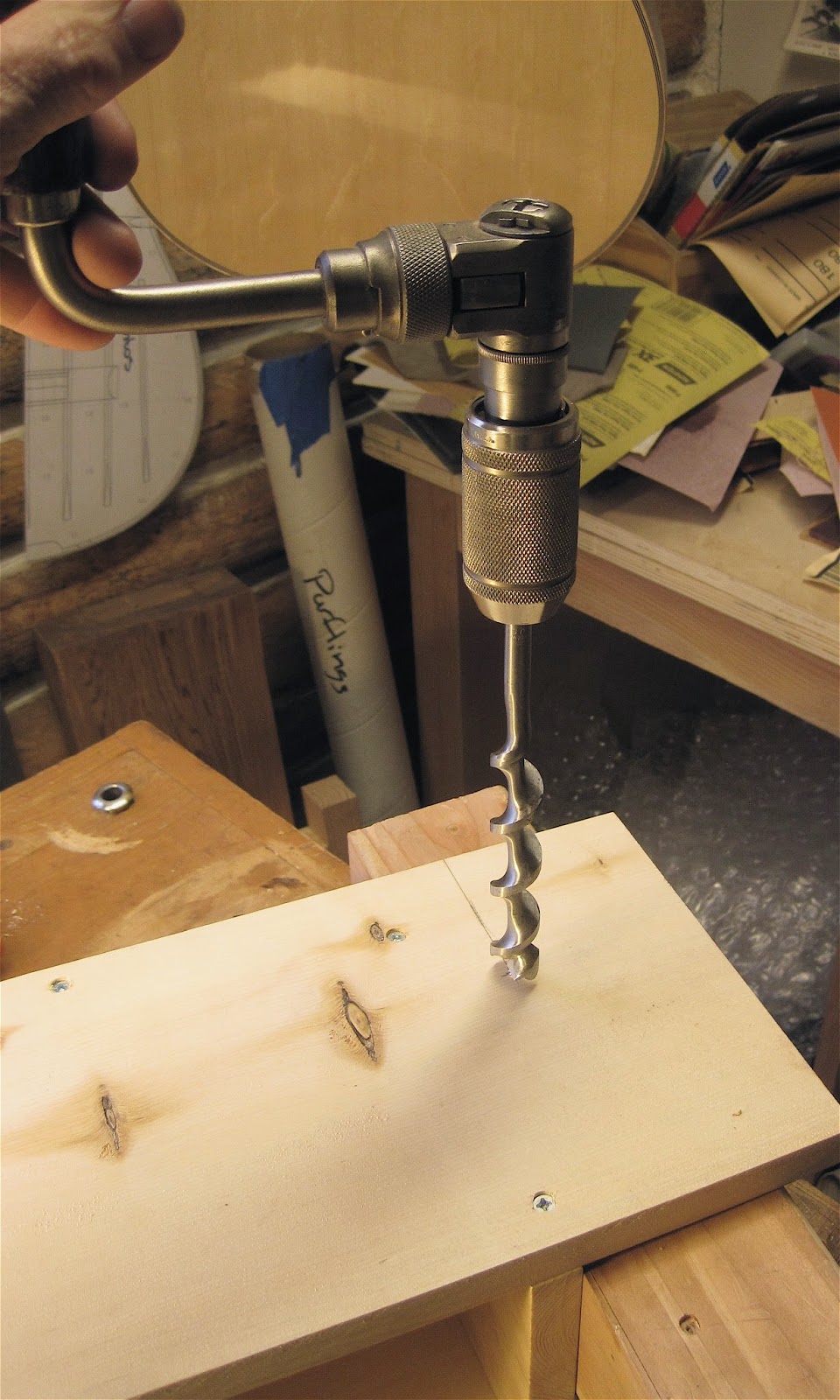 Another Way to Hold a Guitar Body with Two Holdfasts and a Box!