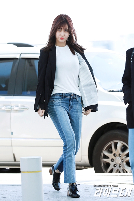 Twice Momo Airport Fashion - Official Korean Fashion