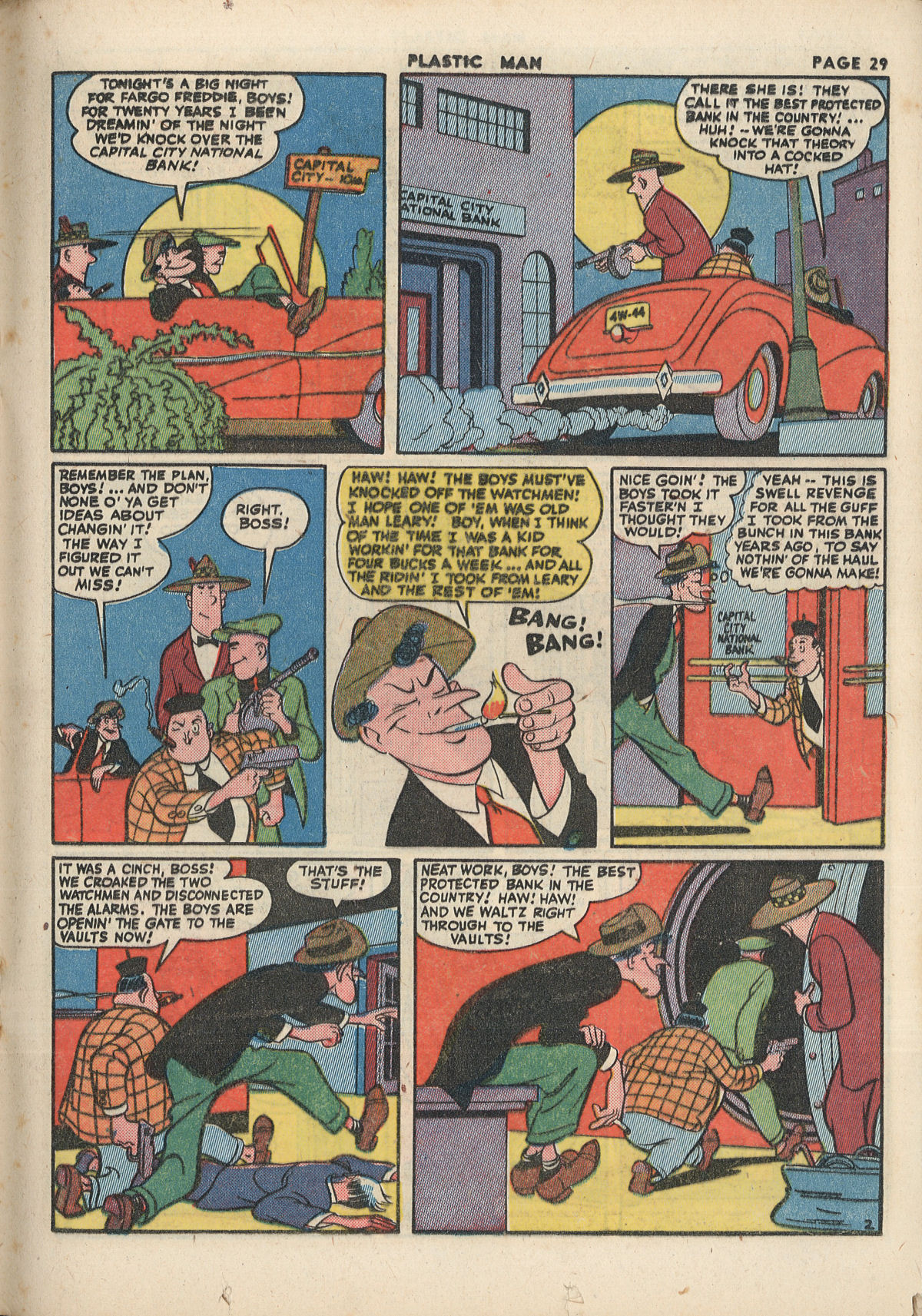 Read online Plastic Man (1943) comic -  Issue #2 - 31