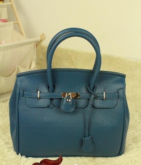 ..:Lojinha Online:..: Bolsa Hermès Birkin inspired cor azul escuro