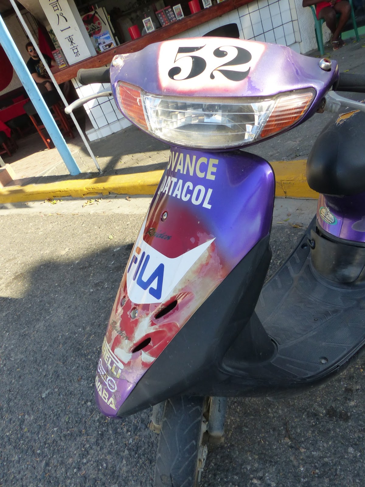 OldMotoDude Honda ZX Scooter spotted on Dominican Republic trip