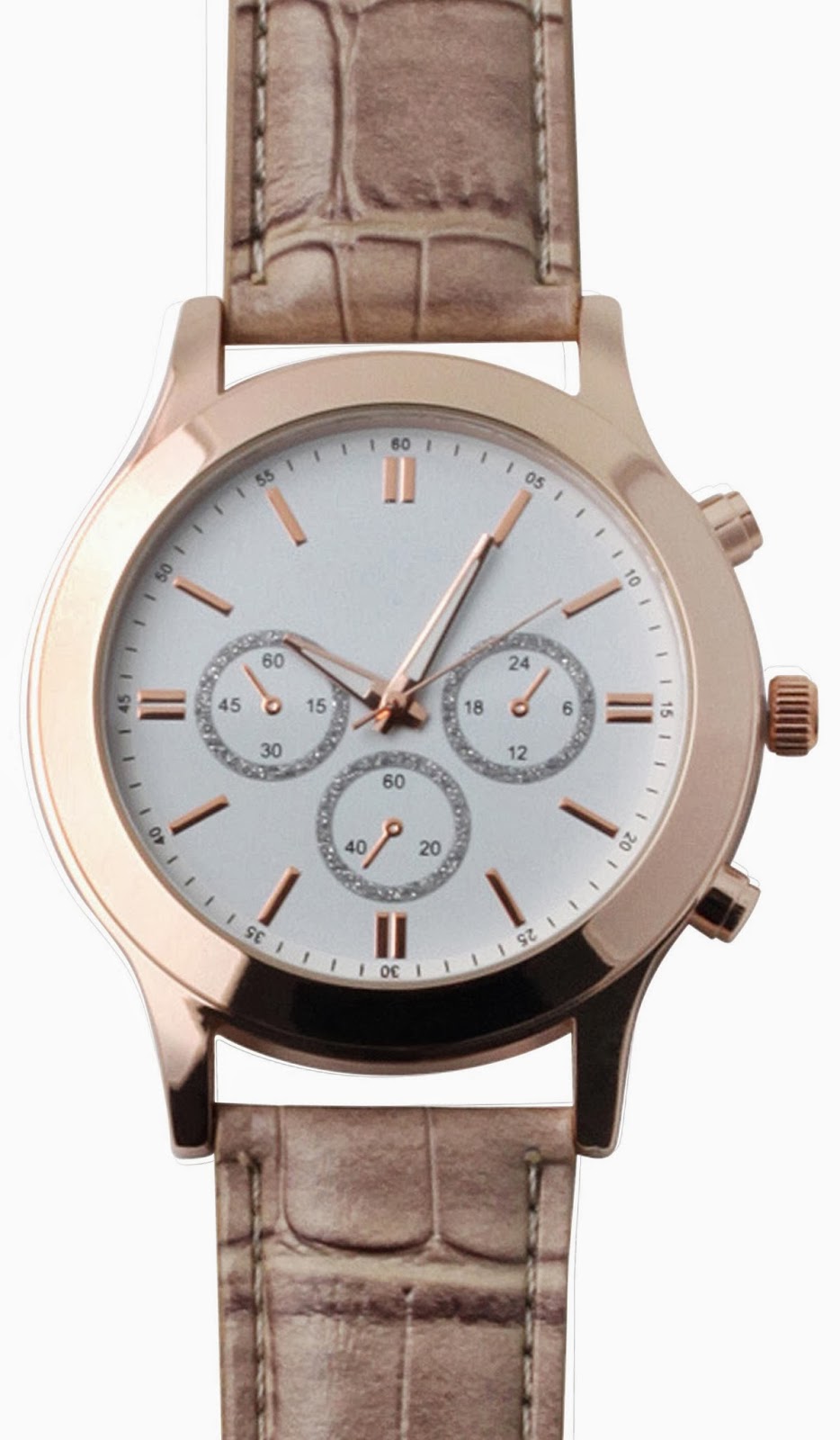 BEAUTY AND FASHION MENS ROSE GOLD WATCHES