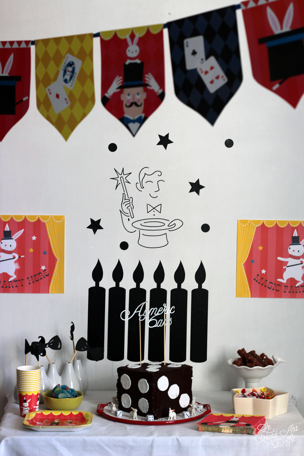 Baguette de magicien - baguette magique - Fête enfants thème Magie