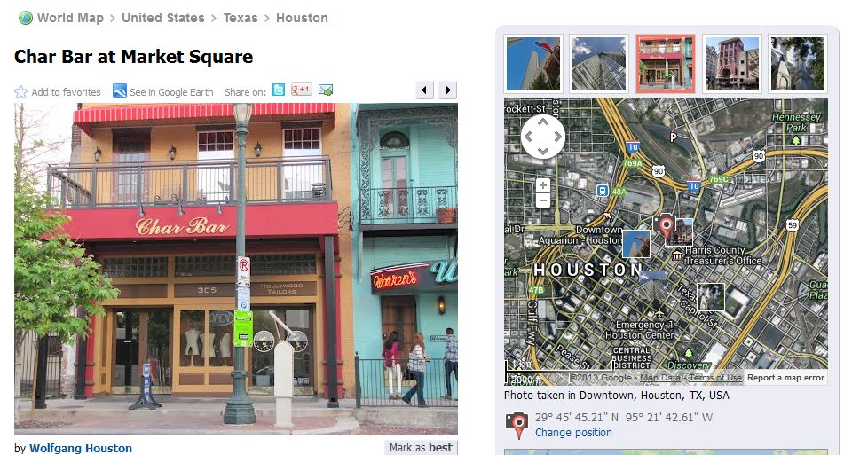 Houston in Pics Char Bar at Market Square