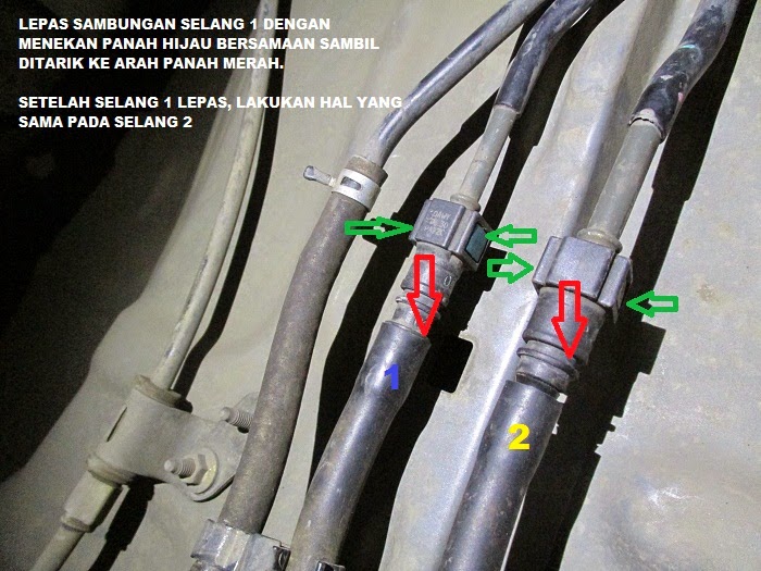 DIY kuras tangki bensin toyota innova VVT i ipah2 0v 