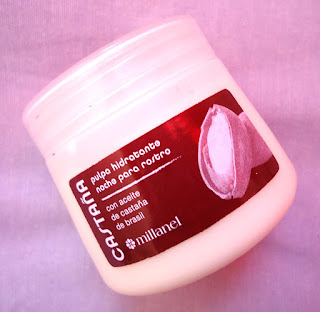 Pulpa hidratante noche para Rostro Aceite de Castaña Millanel Beautypul, "cosméticos por catálogo”, "fragancias similares", cosméticos, cremas, esmaltes, exfoliacion, fragancias, hidratacion, humectacion, labios, manzanilla, mascarillas, Millanel, ojos, perfumes, q10, reseña, review, rostro, cuerpo,