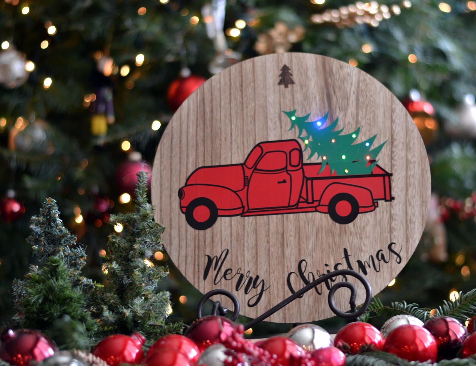 Lighted Christmas Tree Truck Rachel Teodoro