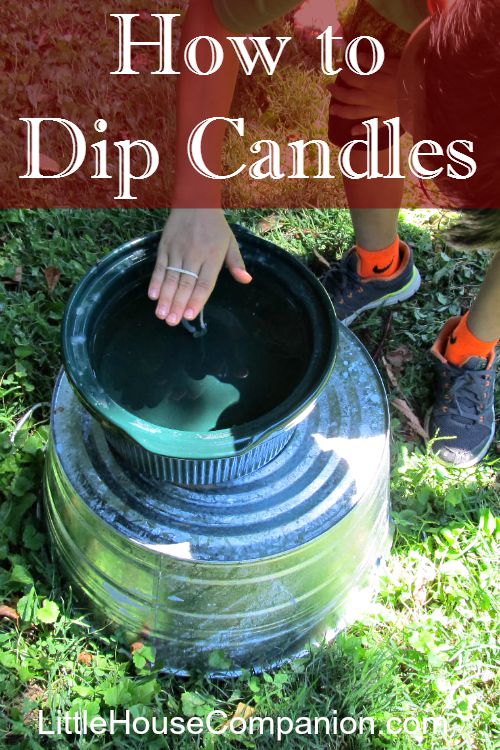 How to Dip Candles The Laura Ingalls Wilder Companion