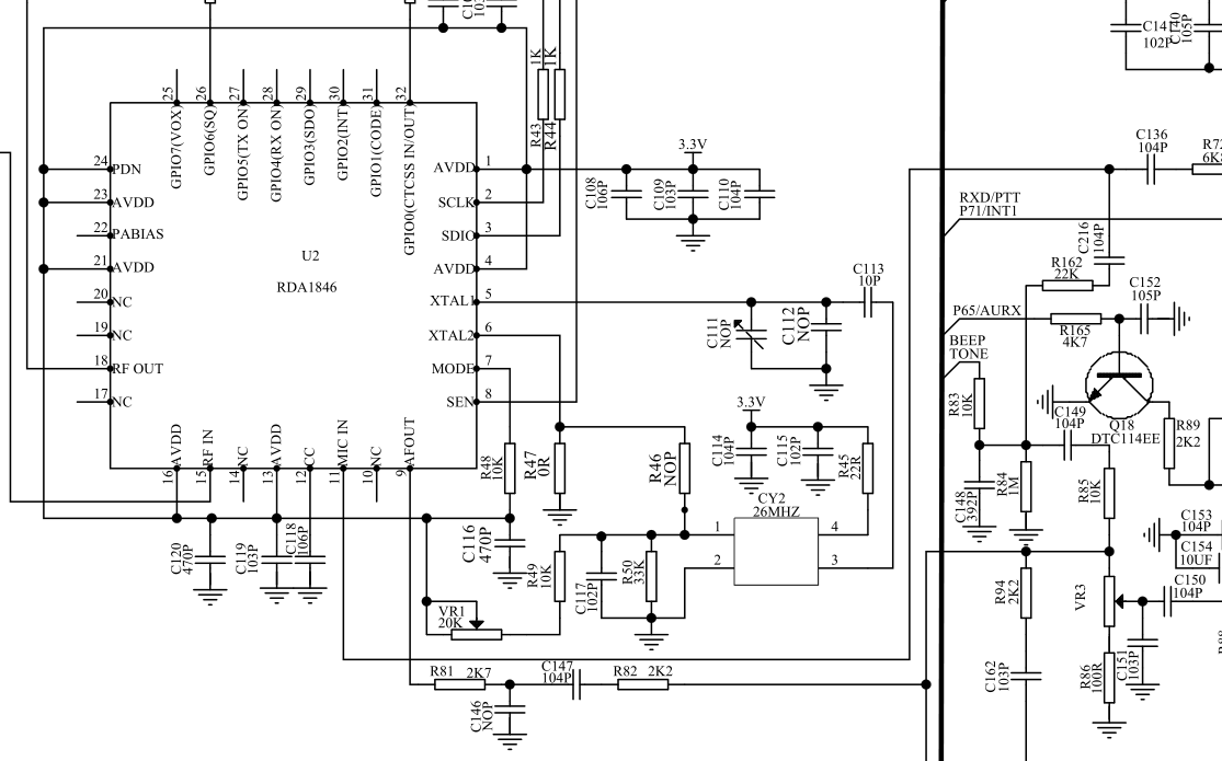 Brick O'Lore: Baofeng UV-5R: Schematics