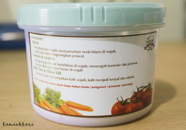 Nature Organic Carrot Tomato untuk Kulit Berjerawat