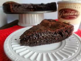 Flourless Chocolate Peanut Butter Cake