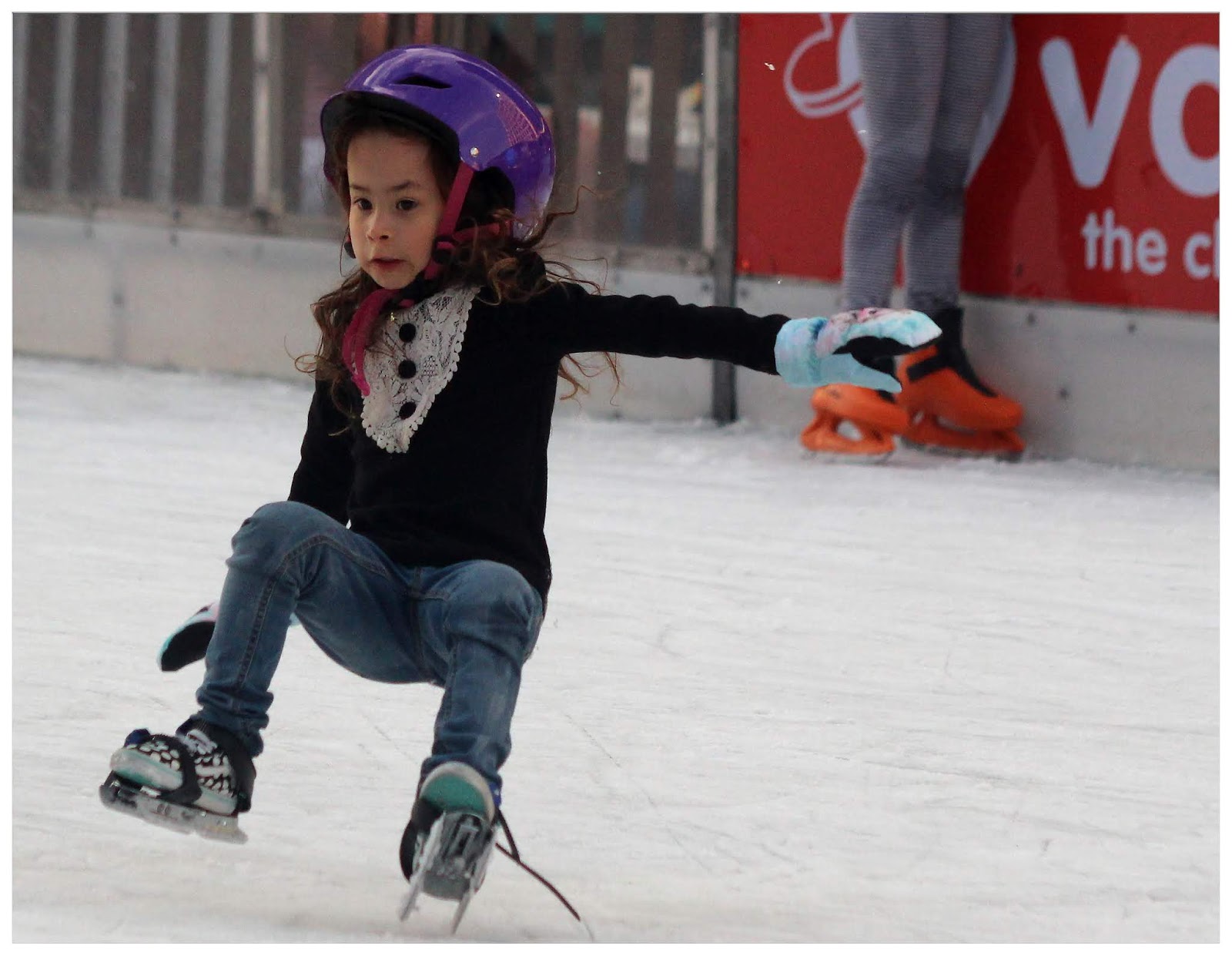 Susan snaps a project 365 July 9. 190. Skating on thin ice