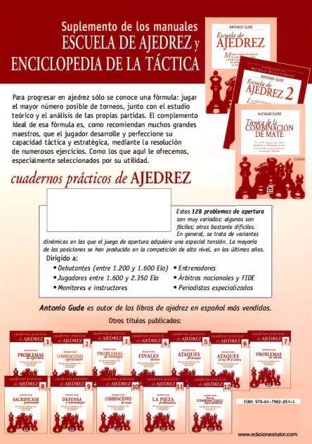 Cuadernos Prácticos de Ajedrez 1-13 ( Antonio Gude) 1dsd