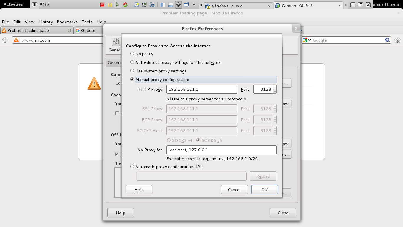 Simple Squid (Proxy server) Configuration