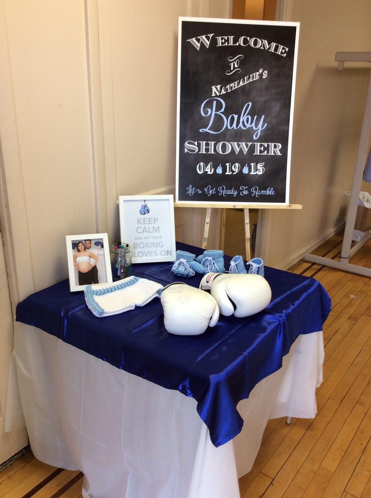 The Small World Of Jennifer Idellise Boxing Baby Shower Theme