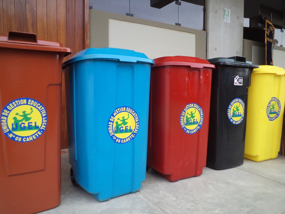 colores de tacho para reciclar