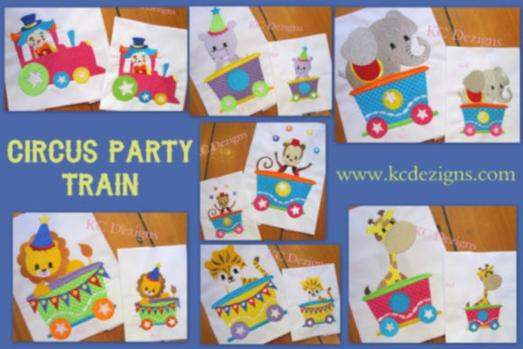 Circus party train full set Circus party train full set