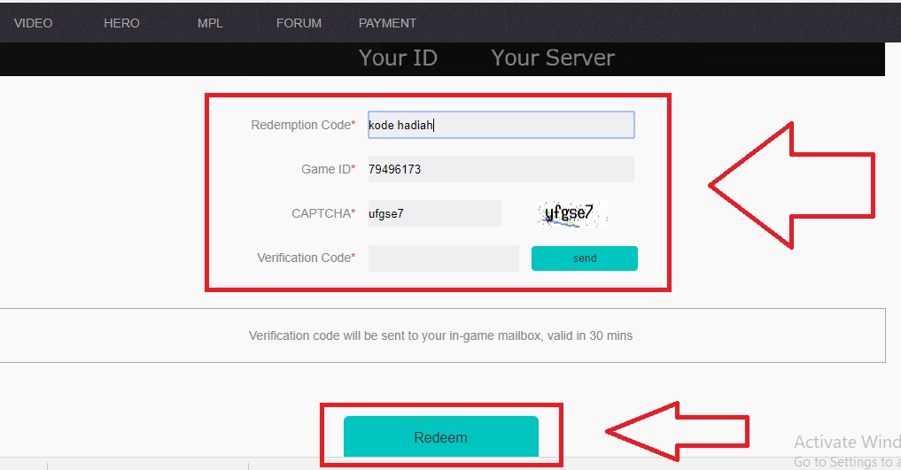 12+ Mobile Legends Redeem Code Pics