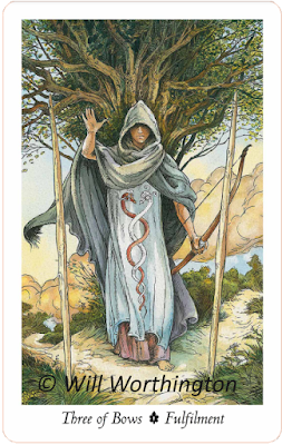 The Wildwood Tarot, Three of Bows