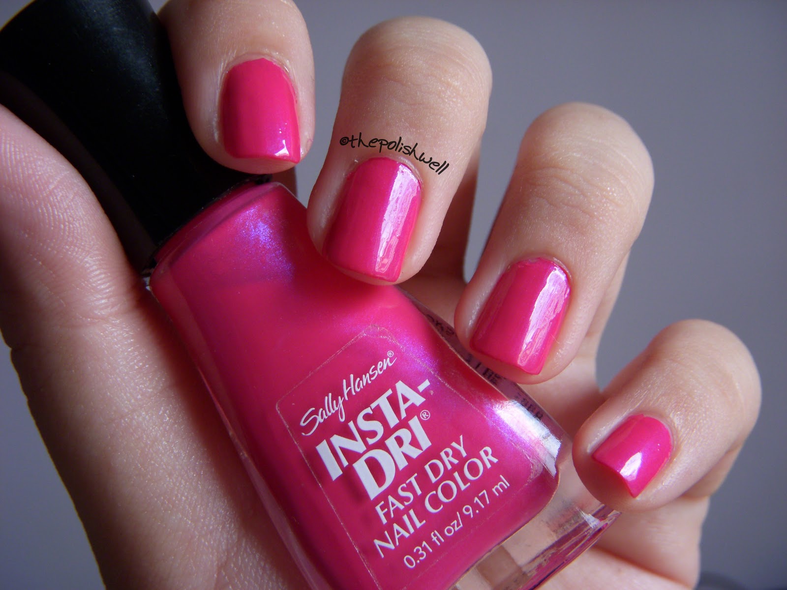 The Polish Well Sally Hansen InstaDri Flashy Fuchsia