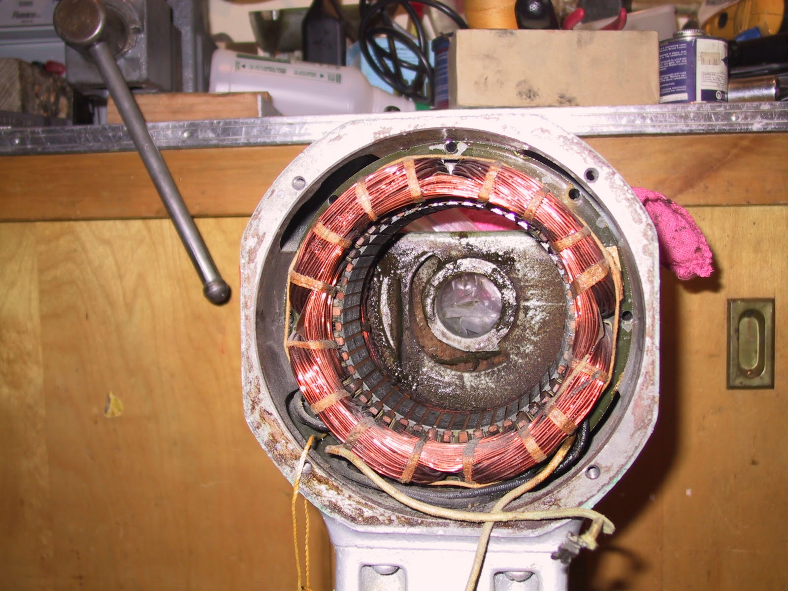 hobart-a200-overhaul-removed-the-stator-winding-so-the-transmission