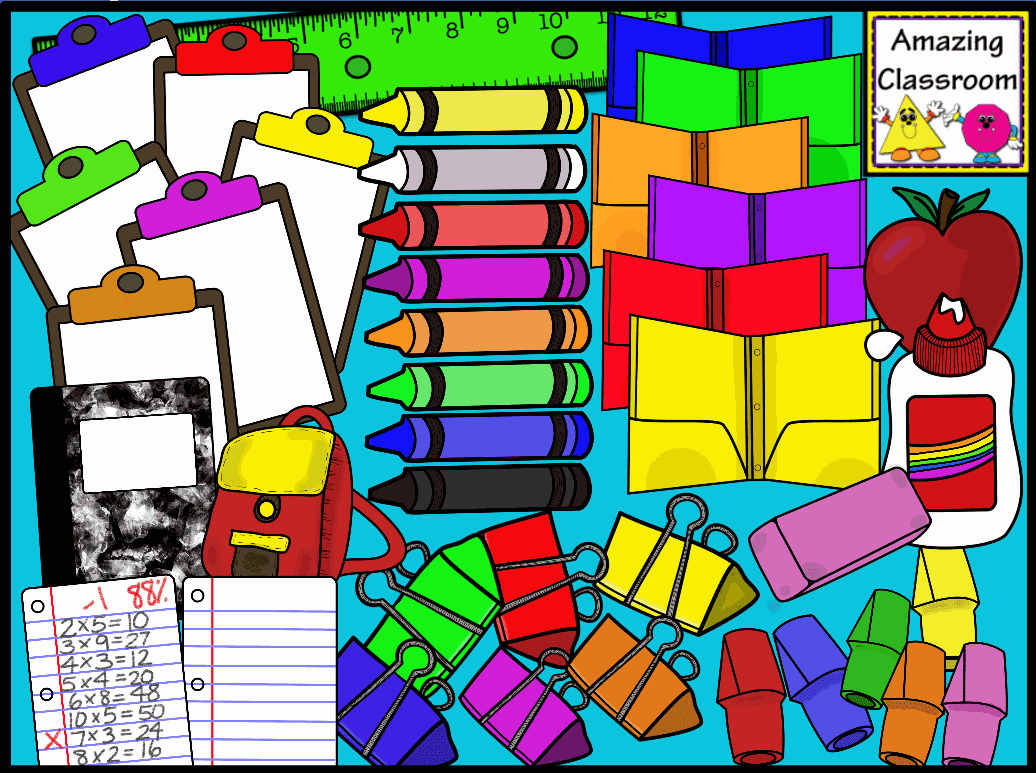 clipart for school supplies - photo #29