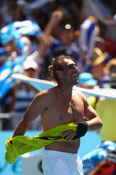 Tennis Players Of 2011: Marcos Baghdatis Shirtless
