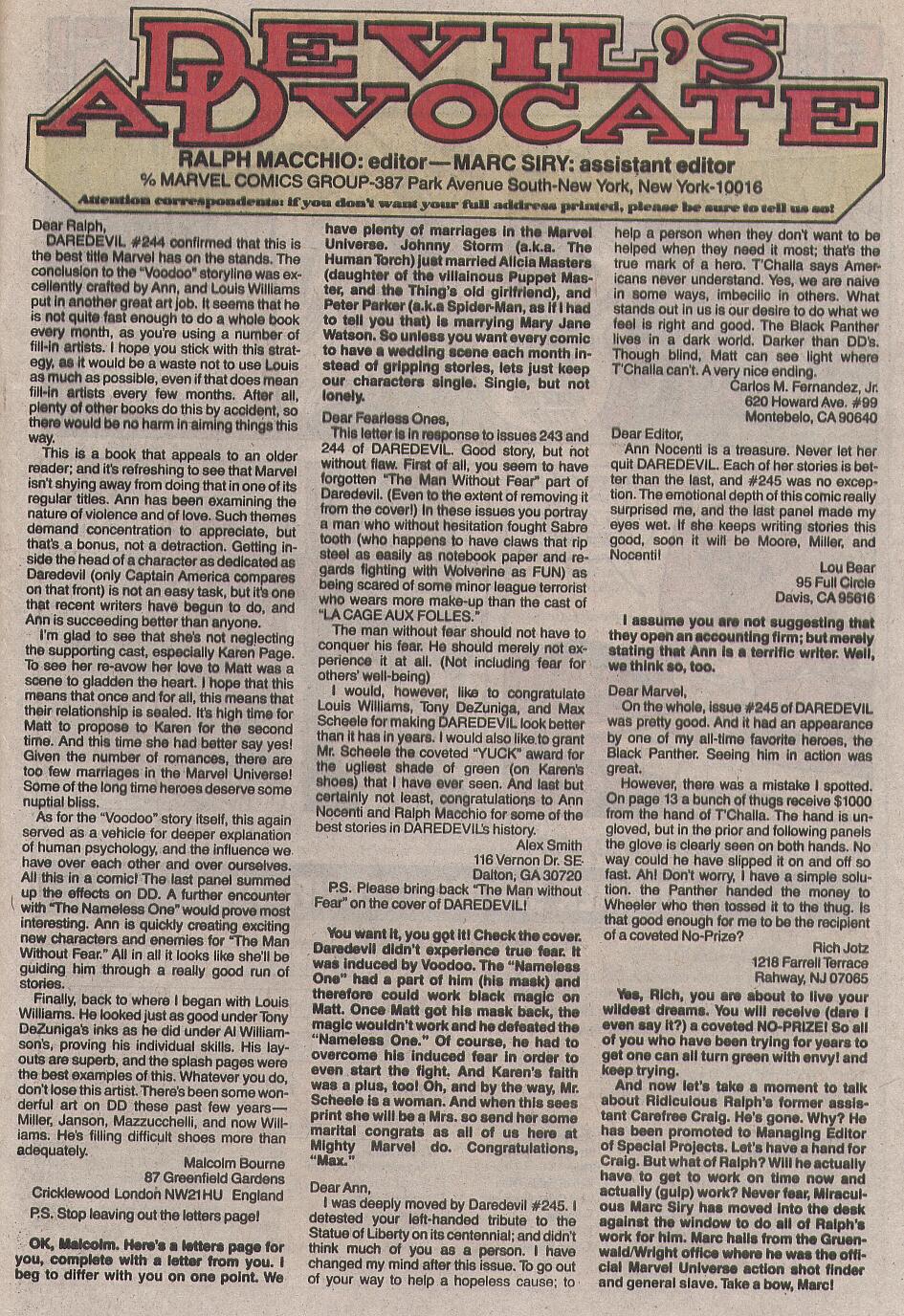 Read online Daredevil (1964) comic -  Issue #248 - 24