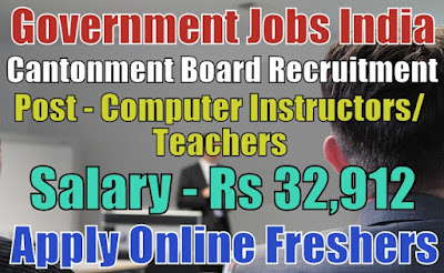 Cantonment Board Recruitment 2019