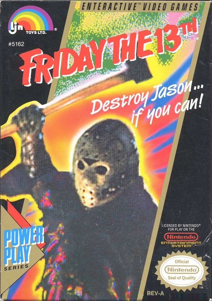 8Bit City Friday the 13th NES Box Scans