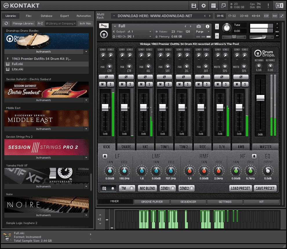 Download Drumdrops Drums Bundles KONTAKT Library