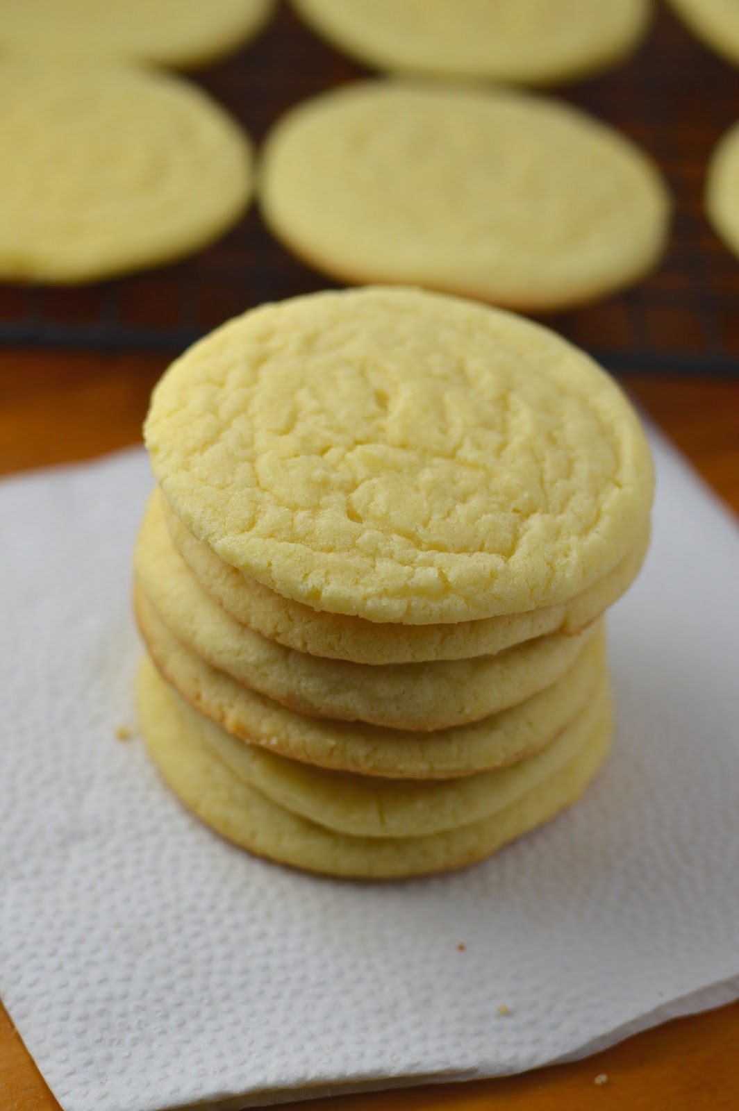 Citrus Egg Yolk Cookies