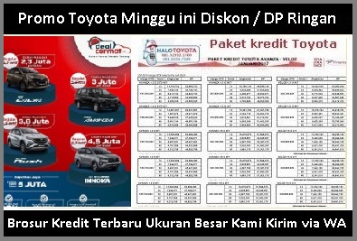 Harga Kredit Mobil Toyota Agya Surabaya 2022 brosur