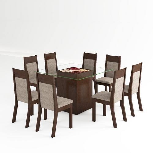 Conjunto De Mesa Para Sala De Jantar Com 8 Cadeiras E Lugares Flórida Conjunto Sala De Jantar Mesa De Vidro ~ Conjunto De Mesa Para Sala De Jantar Com 8 Cadeiras E Lugares Flórida